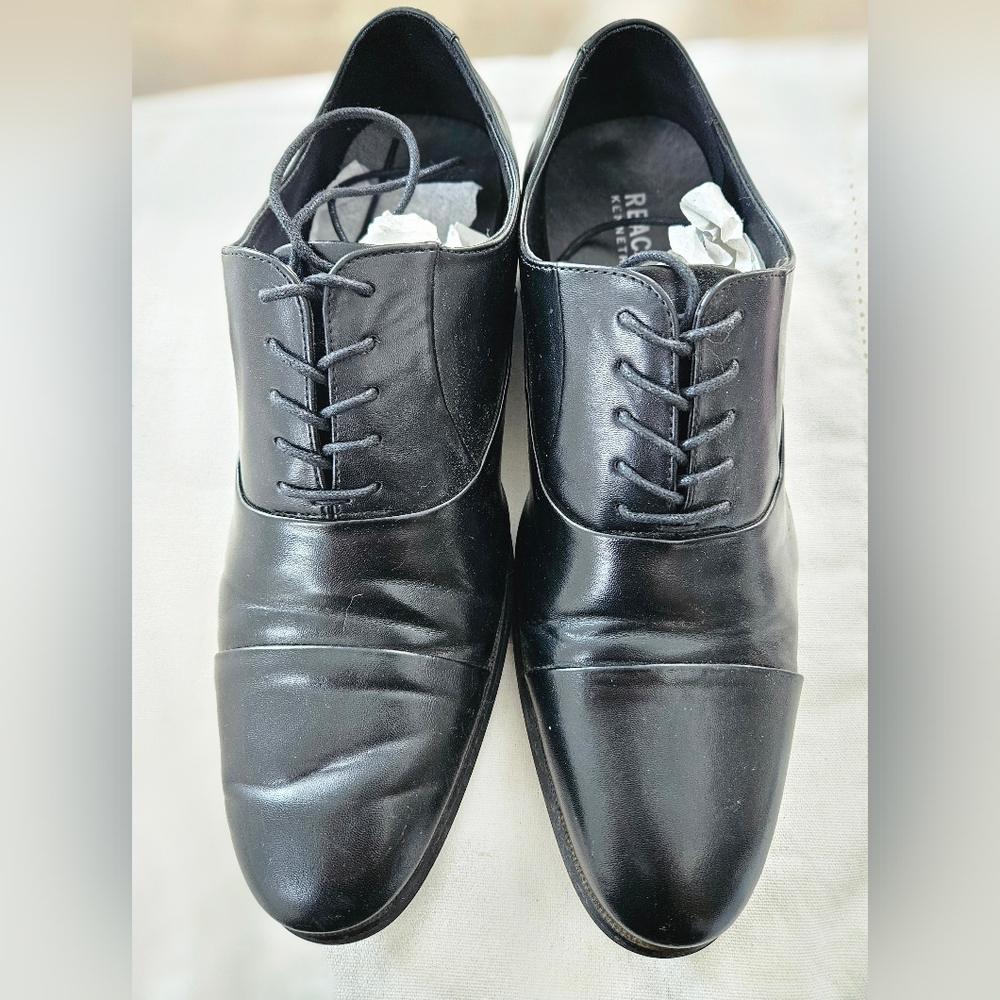 Kenneth Cole Reaction Black Oxford Shoes